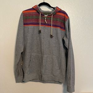 Howler Brothers Mens Zip Up Hoodie